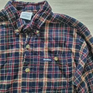 Vintage Oshkosh Plaid Buttondown Shirt kids 7